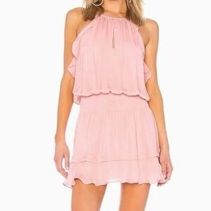 Parker 100%‎ Silk Pink Sleeveless Dress - Medium